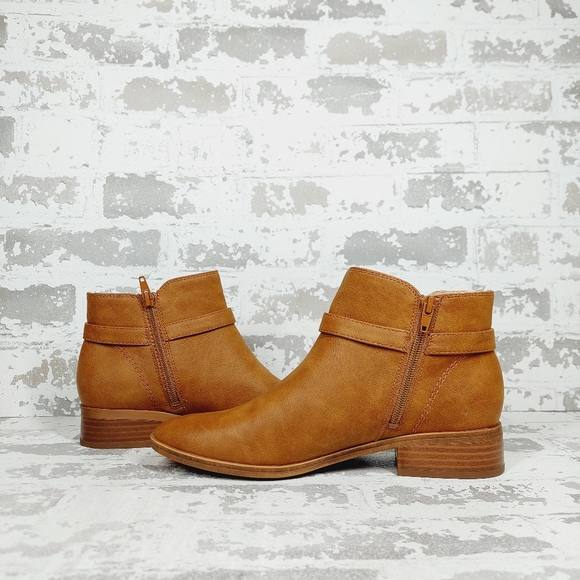 Natural Soul Tan Ankle Boots - Picture 5 of 11